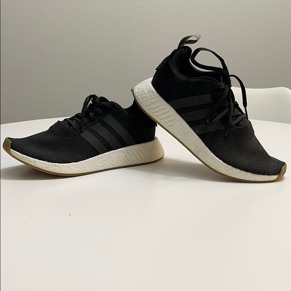 Adidas NMD Black and White, Size 9 - Picture 1 of 2